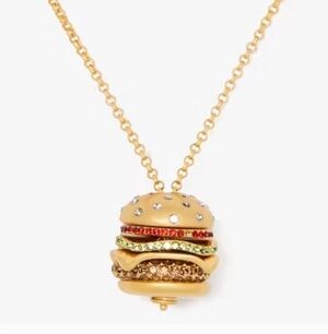 Kate Spade Fast Food Burger Pendant